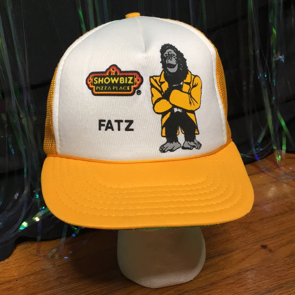 Vintage Showbiz Pizza Fatz hat